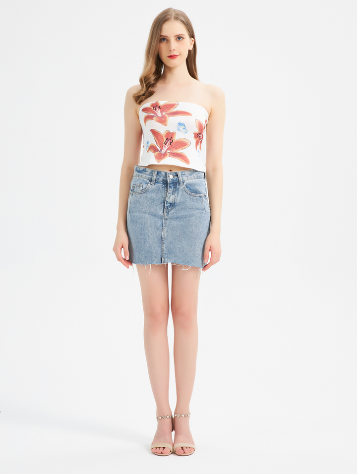 Lily Tiger Tube Top