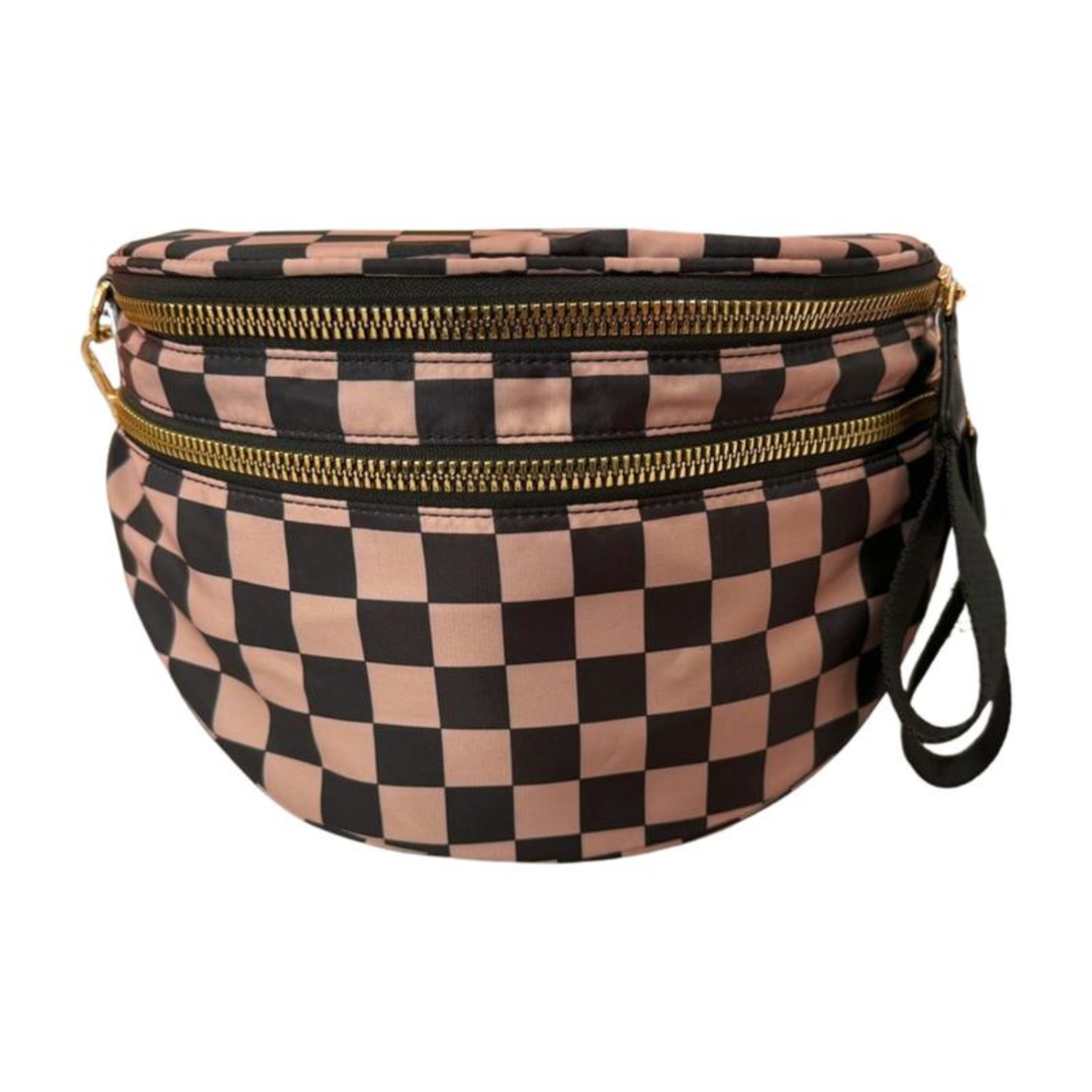 Olivia Checkered Crossbody Bum Bag