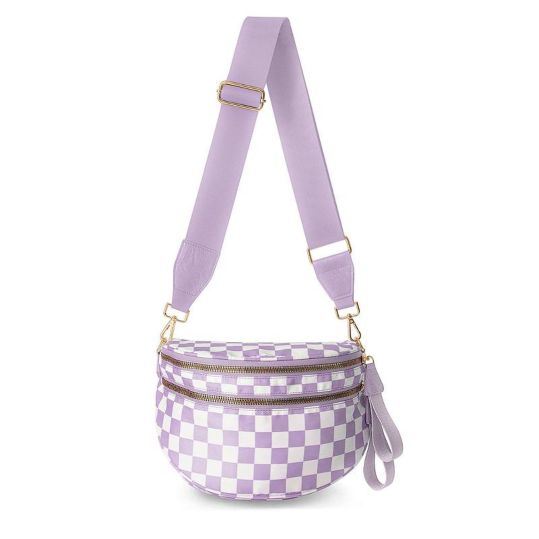 Olivia Checkered Crossbody Bum Bag