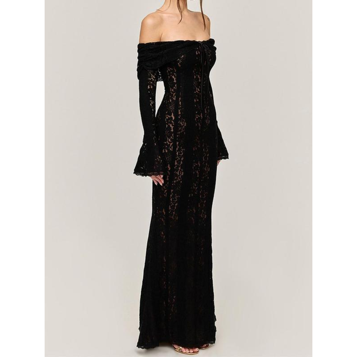 Colette Lace Off-Shoulder Elegance Dress