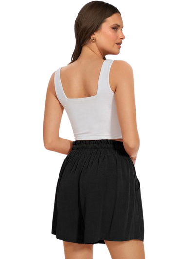 Riviera Linen Relaxed Skorts