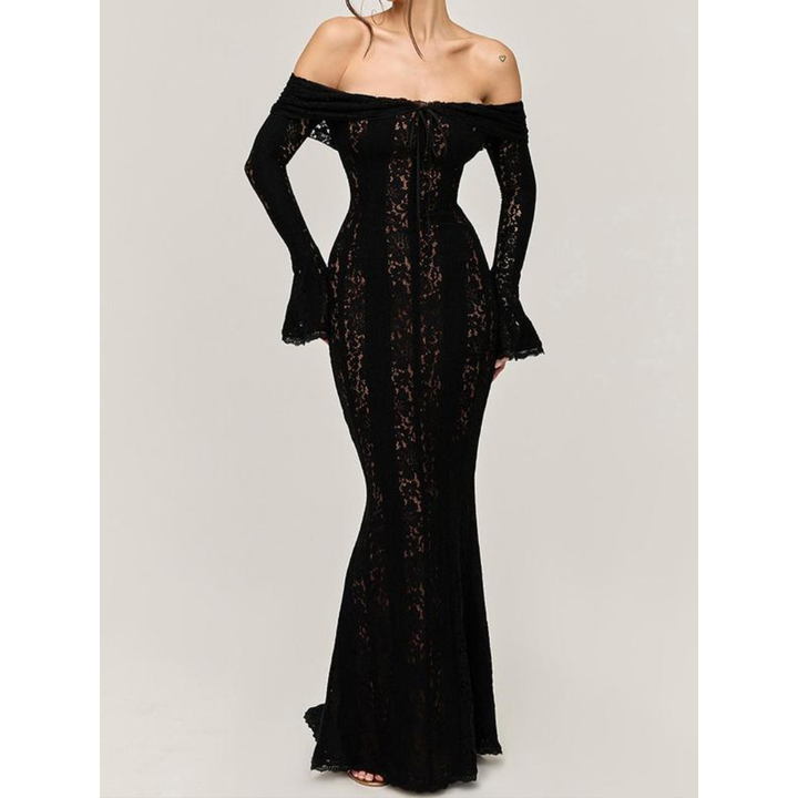 Colette Lace Off-Shoulder Elegance Dress