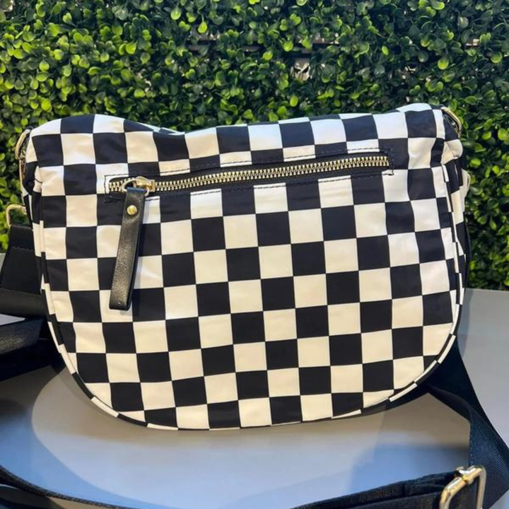Olivia Checkered Crossbody Bum Bag