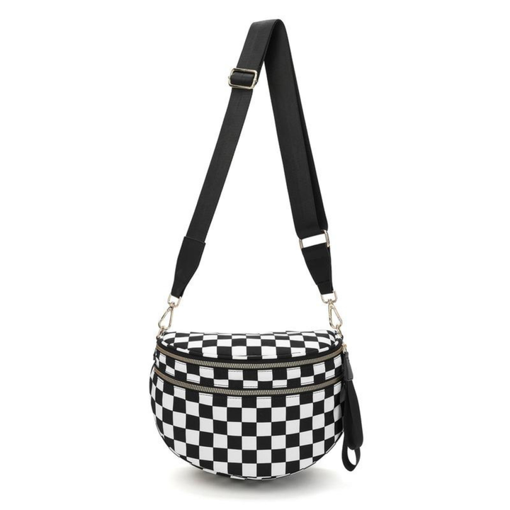 Olivia Checkered Crossbody Bum Bag