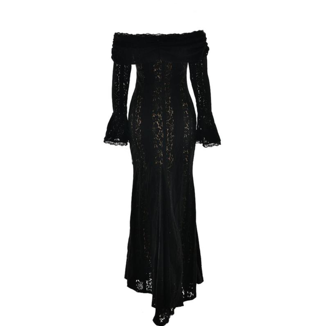 Colette Lace Off-Shoulder Elegance Dress