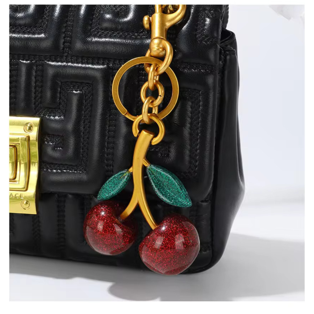 Cherry Charm Keychain