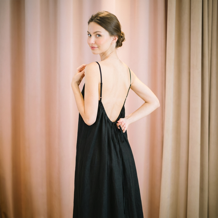 Dreka Backless Cami Maxi Dress