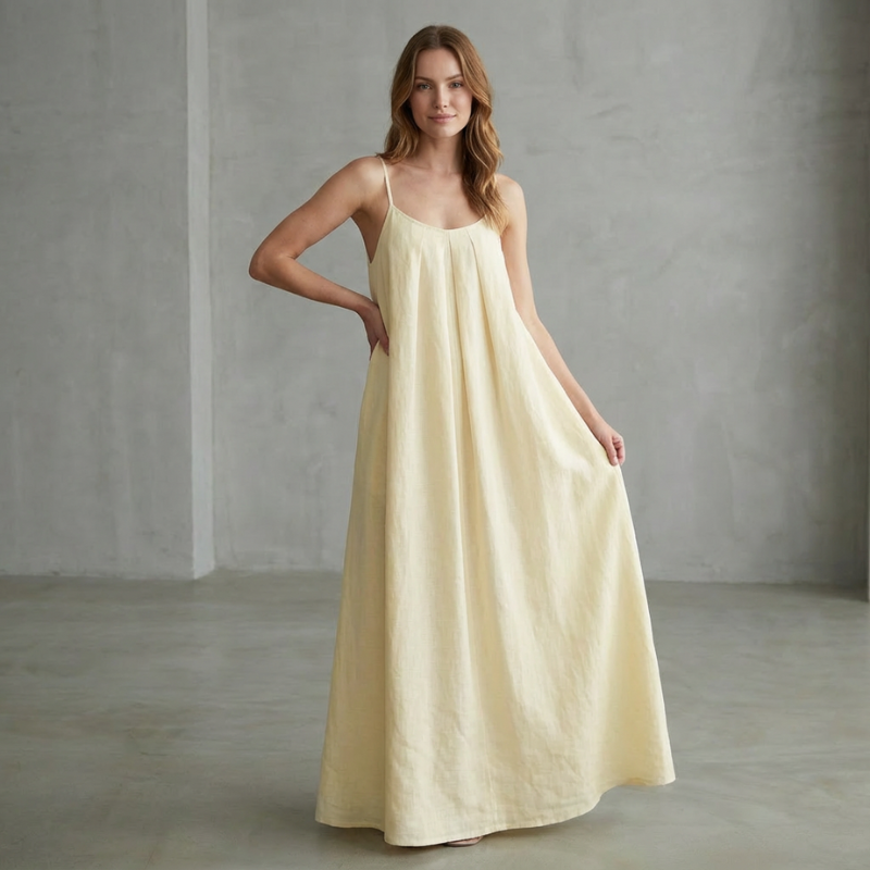 Dreka Backless Cami Maxi Dress