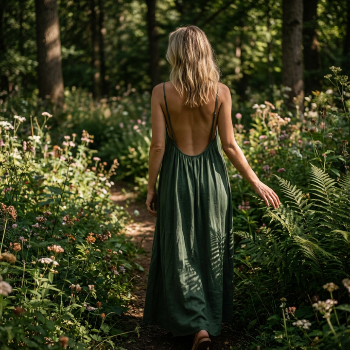 Dreka Backless Cami Maxi Dress