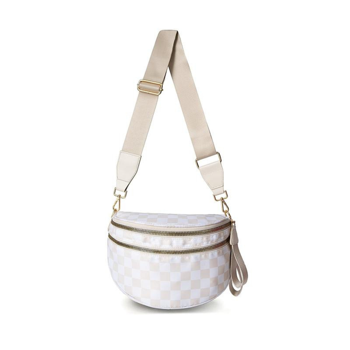 Olivia Checkered Crossbody Bum Bag