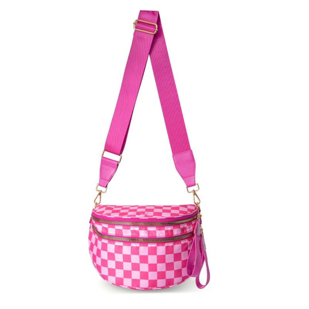 Olivia Checkered Crossbody Bum Bag