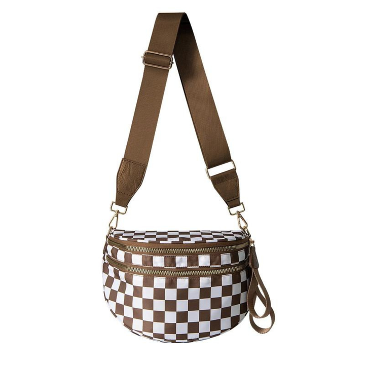 Olivia Checkered Crossbody Bum Bag