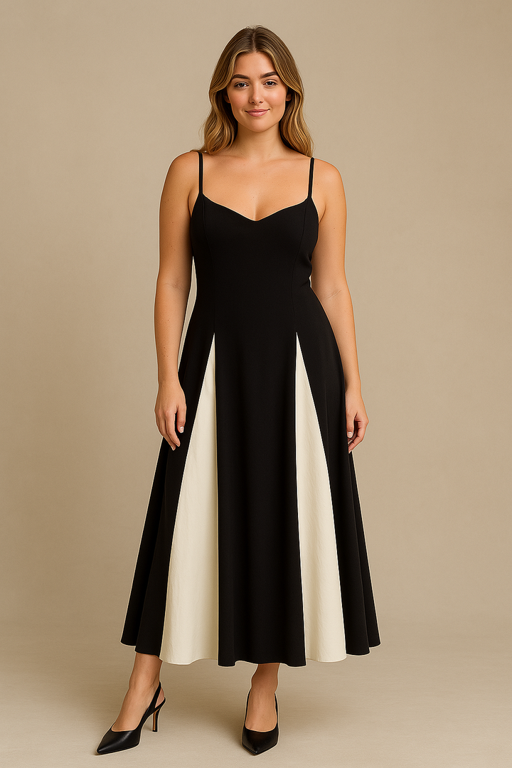 Tiana Royal Panel Maxi Dress