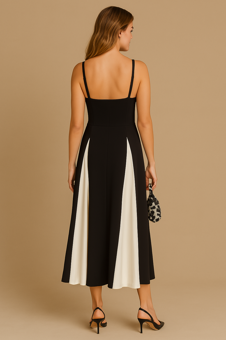 Tiana Royal Panel Maxi Dress