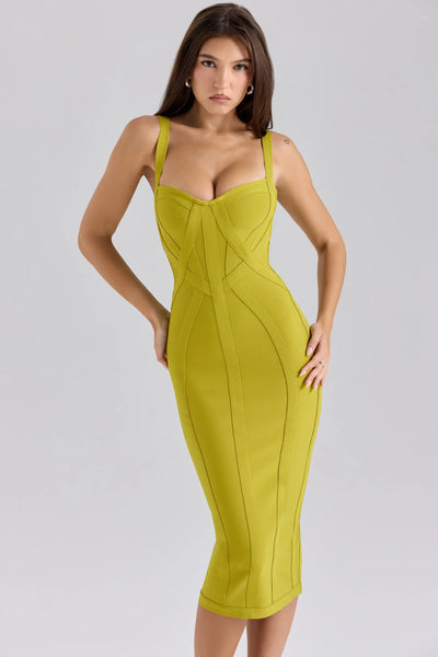 Emma Midi Snatched Bandage Dress